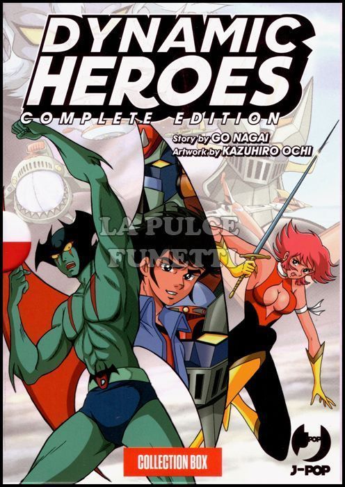 GO NAGAI COLLECTION - DYNAMIC HEROES BOX COMPLETE EDITION - VOLUMI 1-2-3-4